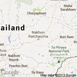 Map Of Nakhon Ratchasima